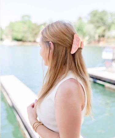 Bride Hair Claw Clips Set - Acrylic Wedding Hair Accessories for Bachelorette Party Decorations and Bridal Shower Gifts (4PCS) - Buy Online on GoSupps.com