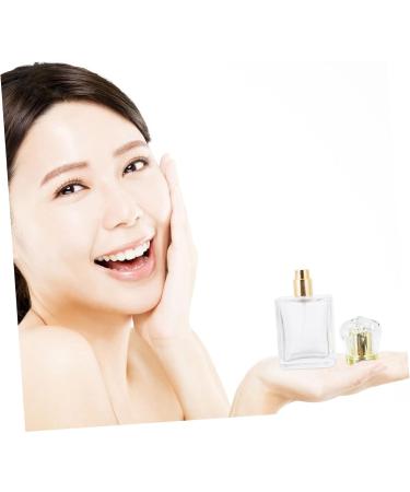 Beatifufu 1pc Perfume Spray Bottle Perfume Container Diamond- Lotion Bottle Leak Proof Bottle Mist Spray Bottle Atomizador De Perfume Mini Perfume Bottle Refillable Fine White Glass - Buy Online on GoSupps.com