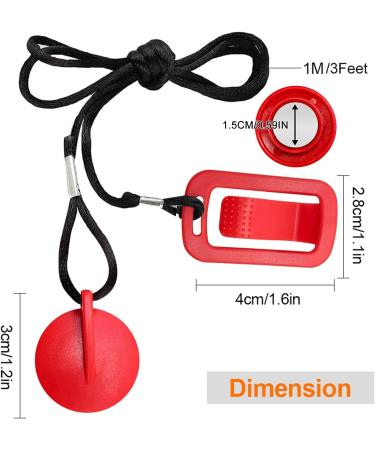 Universal Treadmill Magnet Safety Key for NordicTrack, Proform, Weslo, Reebok, and More - Buy Online on GoSupps.com