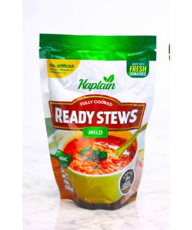 Kaptain Ready Stews | Nigerian Spicy Tomato & Pepper Stew | Jollof Rice Sauce | Mild 1Kg | 1 Pack