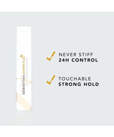 Sebastian Professional Shaper Hairspray Lightweight Control for 24 Hours of Medium to Strong Hold 10.6 oz Shaper Plus 55% Extra Hold - Buy Online on GoSupps.com
