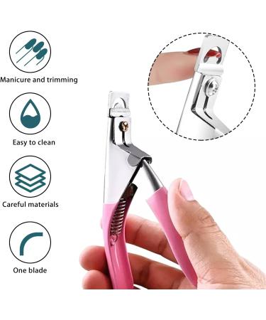 Nail Clippers for Acrylic Nails Rustproof Acrylic Nail Cutter and Gel Nails U-Shaped False Nail Tip Cutter Portable False Nail Extension Clippers for Beginners Enthusiasts Nail-technicians - Buy Online on GoSupps.com