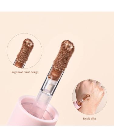 Face Body Highlighter - 2.4oz Liquid Face Highlight Waterproof Pearlescent Shades Long Lasting Bronzer Facial Outline Trimmer for Leg Shakven 4# - Buy Online on GoSupps.com