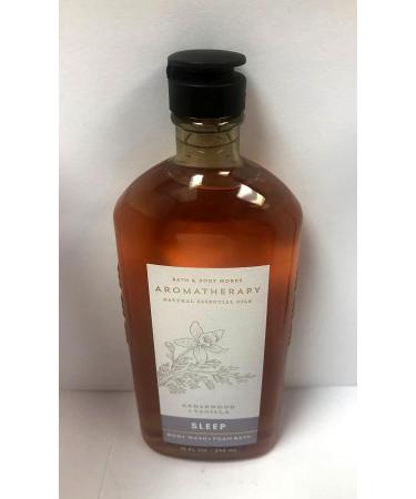 Bath and Body Works Aromatherapy Sleep Cedarwood and Vanilla Body Wash & Foam Bath 10 oz - Full Size - Buy Online on GoSupps.com