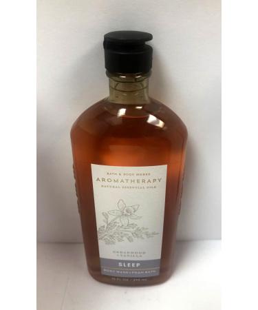Bath and Body Works Aromatherapy Sleep Cedarwood and Vanilla Body Wash & Foam Bath 10 Ounce Full Size - Buy Online on GoSupps.com