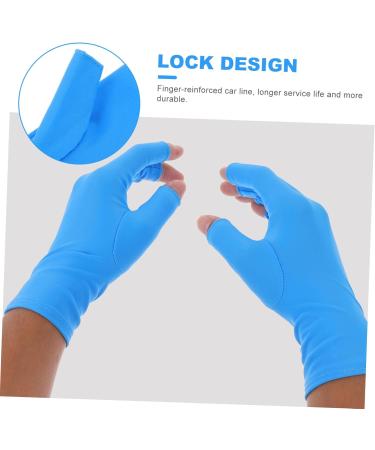 MERRYHAPY 1 Pair Nail Gloves UV Shield Gloves Manicure Gloves Fingerless Gloves Manicure Tools Gloves Fingerless Mitts Sunscreen Gloves Nail Art Tools Anti-uv Gloves 20X8X0.4CM - Buy Online on GoSupps.com