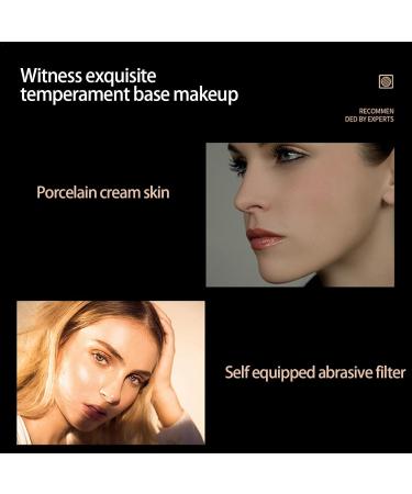 Richolyn CC Cream Foundation | Moisturizing Mushroomhead Air Cushion BB Cream - Long-Lasting Blemish Coverage for All Skin Types - 01 Natural Color - Buy Online on GoSupps.com