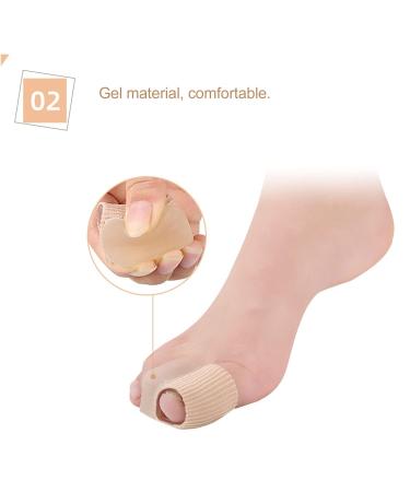 Soft Gel Toe Protectors - 10pcs Toe Cushion Tubes for Bunions & Overlapping Toes - Buy Online on GoSupps.com