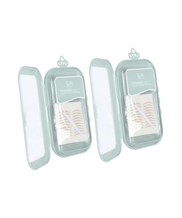 2 Boxes Double Eyelid Sticker Makeup Tape Accessories for Girls Double Sides Tape Traceless Eye Decoration Garnish Tools Stickers Beauty Supplies Woman Shaping Patch Mesh