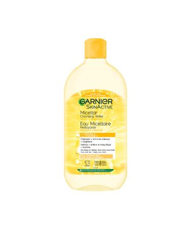 Garnier Micellar Water with Vitamin C Facial Cleanser & Makeup Remover Brightening & Hydrating For All Skin Types Vegan Cruelty Free 700mL