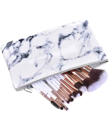 Baluue 12pcs Powder Marble Bristles Nylon Kit Brush Handle Makeup Cosmetics Synthetic - Buy Online on GoSupps.com