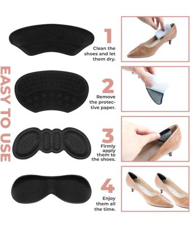 12 Sets Reusable High Heel Cushion Pads - Ultimate Comfort & Support for Men & Women | Black - Buy Online on GoSupps.com