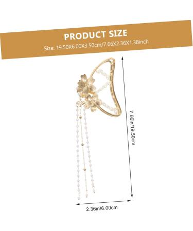 DOITOOL Hairpin Claw Barrettes for Girls Pearl Hair Clips French Hair Clips Celluloid French Design Barrettes Non- Slip Ponytail Holder Girls Tiara Mermaid Zinc Alloy Dense Woman - Buy Online on GoSupps.com