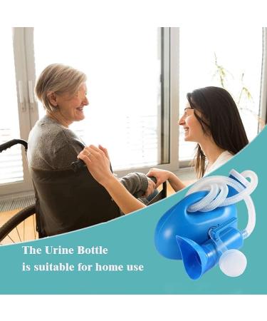 Potty Urine Bottles for Men Women Urinal Pee Bottle Universal Portable 2000 ML with Female Adapter for Camping Car Travel - Buy Online on GoSupps.com