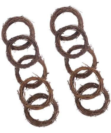 Zerodeko 30 Pcs Rustic Christmas Tree Ornament Christmas Door Garland Grapevine Wreath Garland Rattan Wreath Garland Rattan Grapevine Wreath Diy Vine Wreath Rattan Diy Wooden Wedding As Shownx3pcs 8X8cmx3pcs - Buy Online on GoSupps.com