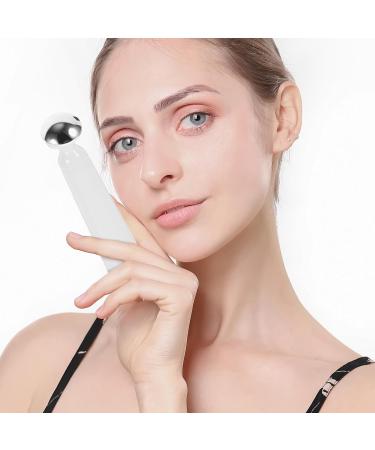 SHERCHPRY Appareil de Massage Oculaire lectrique Anti- ge Oculaire Compact en Argent Stimulation par pour Soin des Yeux Circulation Sanguine Am lior e Usage Visage et Contour des Yeux - Buy Online on GoSupps.com