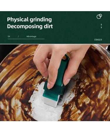 Firstrays Resuable Stain Remover Rubber Eraser Kitchen Faucet Limescale Eraser BathroomGlass Stain Rust Remover CleaningSupplies D Orange - Buy Online on GoSupps.com