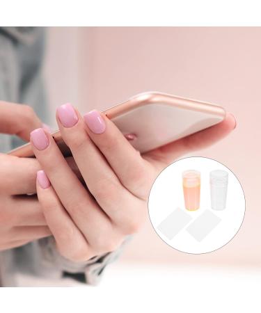 Buy Lurrose Nail Tools - 2 Sets Clear Nail Stamp & Silicone Stamping Jelly - Perfect for Salon & Home Manicure - Buy Online on GoSupps.com
