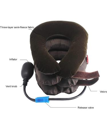 SSDDDLZEQ Samnuerly Cervical Neck Traction Device | Inflatable Neck Decompression Unit for Home Pain Relief & Muscle Strain Treatment - Buy Online on GoSupps.com