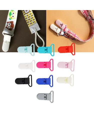 10PCS Pacifier Clips Holder - Durable Plastic Dummy Clips for Baby Blankets & Binky Accessories - PSPSOP - Buy Online on GoSupps.com