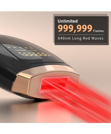 Gamiso IPL Hair Removal Device for Women and Men - At-Home Permanent Hair Remover - Painless on Legs, Arms, Bikini line, Face, Armpits, and Back - Unlimited Flashes - Black - Buy Online on GoSupps.com