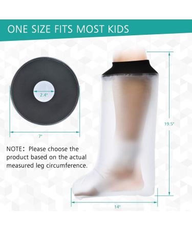 Waterproof Plaster Leg Protector for Kids | Shower & Bath Protection for Wounds & Orthopedic Boots - Buy Online on GoSupps.com