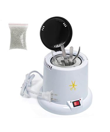 AREMOD Nail Tool Sterilizer High Temperature Nail Salon Cleaner Machine Pot For Lash Tool Manicure Tweezers Scissors(White)