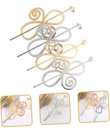 FOMIYES 20 Sets Hairpin Metal Hair Clips for Women Womens Hair Accessories Hair Clips Metal Hair Barrettes for Women Medium Hair Clips for Women Tiaras for Girls Miss Stick Alloy Emptiness - Buy Online on GoSupps.com