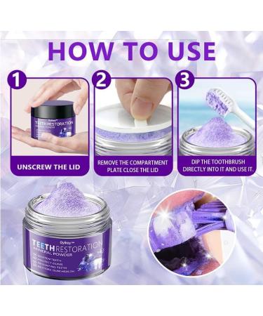 Oyikey Teeth Restoration Mineral Powder | Oyikey Teeth Restoration | GarageLine Teeth Restoration Powder | Natural Teeth Restoration Powder | Professional Oral Care (1 Pack) - Buy Online on GoSupps.com