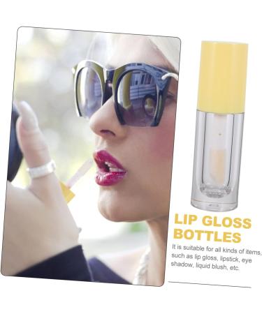  SKISUNO 10 Pieces Lip Gloss Travel Bottles Travel Bottles Lip Gloss Tubes Bulk Empty Refillable Lip Balm Pink Containers Clear Lip Glosses Lip Oil Bottles Lip Balm Tubes Plastic Yellow - Buy Online on GoSupps.com