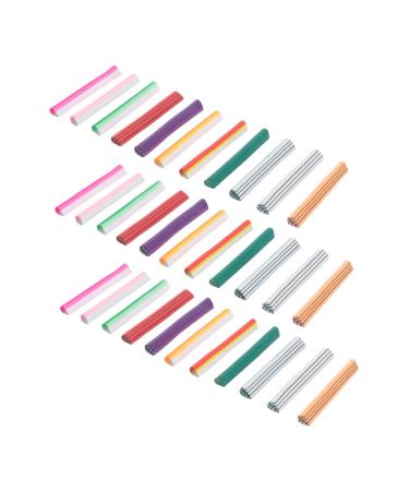 Housoutil 50pcs Nail Art Manicure Canes Sticks Rod Diy Nail Art 3d Nail Sticker Canes Sticks Materiales Para U as Nail Stickers Claycanes Nail Art Stickers Nail Jewelry Fruit Accessories medium As Shown