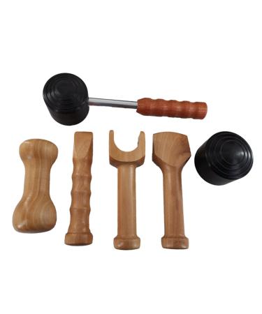 Chiropractic set relaxation tool for neck and shoulder massage chiropractic setting tools hammer and chisel aluminum box packaging (5 pieces) 5 PCs