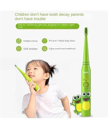 BAIR K3 Children's Electric Toothbrush - Sonic Vibration Waterproof Design & Pressure Sensing - Ideal for Kids (Ages 3-10 - Buy Online on GoSupps.com