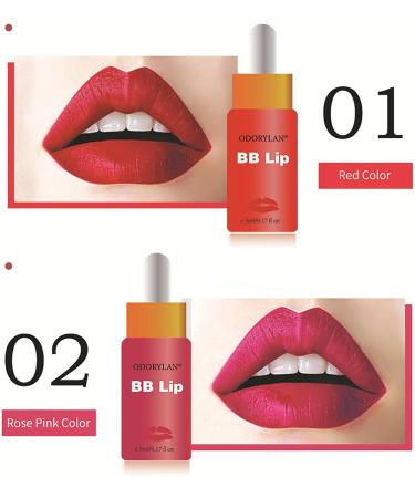 SemiPermanent Lip Gloss Set Painless BB Lips Serum Kit Natural Lip Color Long Lasting Lip Color Pigment Set for Fuller Moisturizing Lips Adawd - Buy Online on GoSupps.com