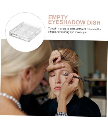 DRESSOOS 20 Pcs Boxes Eye Shadow Box Accessories Palettes Eyeshadow for DIY Empty Highlight Transparent - Buy Online on GoSupps.com