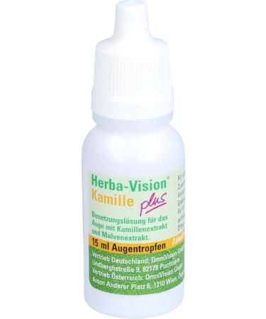 HERBA-VISION Chamomile Plus Eye Drops 15 ml - Soothing Relief for Tired Eyes | Fast International Shipping - Buy Online on GoSupps.com