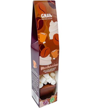 Gnaw Mixed Hot Chocolate Shot Trio - A Trio of Tempting Mochaccino Zesty Orange and Velvety Milk Chocolate Delights Sustainable Chocolate The Perfect Choc Gift - Buy Online on GoSupps.com