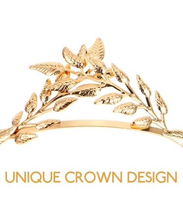 Beaupretty Golden Leaf Headband - Roman Goddess Hair Accessories for Weddings & Parties - Buy Online on GoSupps.com