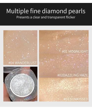 Glow Makeup Highlighter Powder Highlighter Makeup Highlighter Glitter Highlighters Glitter Highlighters Baked Diamond Highlighter Finish Powder Building Color Face Highlighter - Buy Online on GoSupps.com