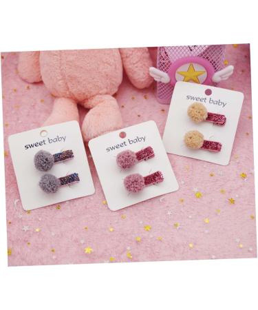 minkissy 7 Pairs Girls Valentines Hair Pin Festival Headpiece Cosplay Party Barrettes Heart Headwear Children Hair Grips Girl Valentines Barrettes Ball Hairpin Button Girl Child Christmas - Buy Online on GoSupps.com