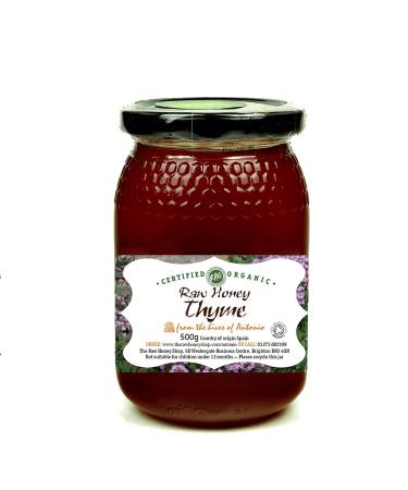 Antonio's Raw Certified Thyme Honey |Pure Wilderness Honey |Unpasteurised |Single Origin |The Raw Honey Shop |(500g)) Thyme 500g - Buy Online on GoSupps.com