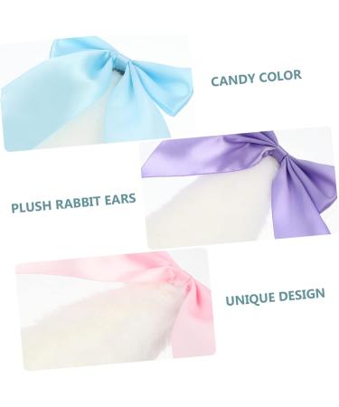 Holibanna 9 Pairs Plush Rabbit Ear Hair Clip Stuffed Bunny Hair Clip Rabbit Bunny Costume Accessories Bowknot Ribbon Hair Pins Kawaii Hair Clips Style Hairpins Bunny Hair Clips Fabric - Buy Online on GoSupps.com