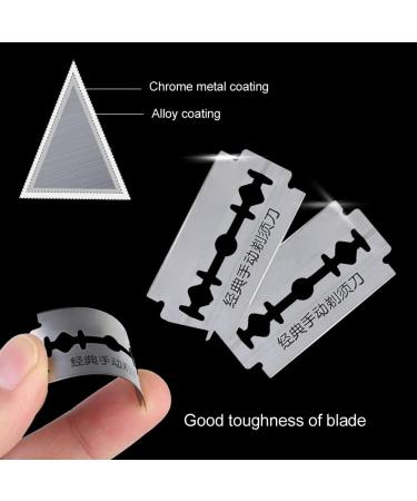 Double Edge Classic Razor - Stainless Steel Safety Razor Kit for Men | Traditional Manual Shaving for Face & Body - Buy Online on GoSupps.com