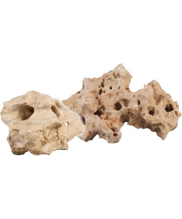 Buy Sera Rock Hole Stone S/M | Beige Holed Rock (0.6 - 1.4 kg) - Smooth Surface for Aquariums - International Shipping - Buy Online on GoSupps.com