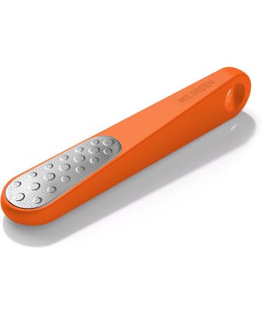 Mr. Green Double-Sided Footfish Cornal Remover - Professional Pedicure Tool for Smooth Heels | Hornhauthaber Heel File (Orange) - International Shipping - Buy Online on GoSupps.com