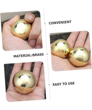 Yarnow 1 Pair Massage Balls - Hand Exercises Finger Fitness Baoding Balls for Palm Training & Massage - Buy Online on GoSupps.com