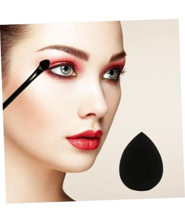 Baluue 60 Pcs Double Ended Eyeshadow Brush Bling Makeup Brushes Eye Makeup Tipped Eye Wooden Handle Black - Buy Online on GoSupps.com