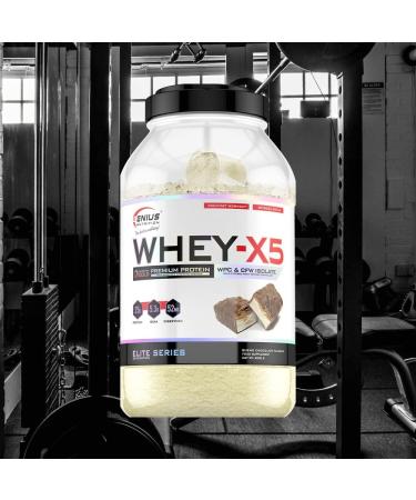 Genius Nutrition Whey-X5 (2000g) Chocolate Bueno - Buy Online on GoSupps.com