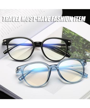 KINDOYO Blue Light Blocking Glasses for Women and Men - Anti Eyestrain Gaming Eyewear with Transparent Frame and Clear Lens - Lightweight Classic Eyeglasses in Pink - Buy Online on GoSupps.com