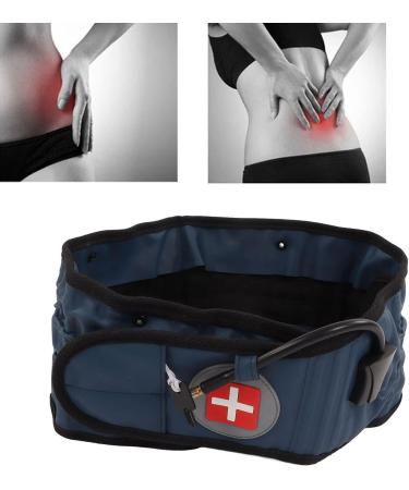 XCELLO Decompression Back Belt - TPU Lumbar Support for Muscle Relaxation & Back Relief (23cm Blue) - Buy Online on GoSupps.com